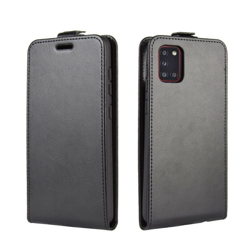 Custodia in pelle Samsung Galaxy A31 Folio Cover Effetto Pelle Pieghevole