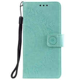 Custodia in pelle Samsung Galaxy A31 Mandala Del Sole