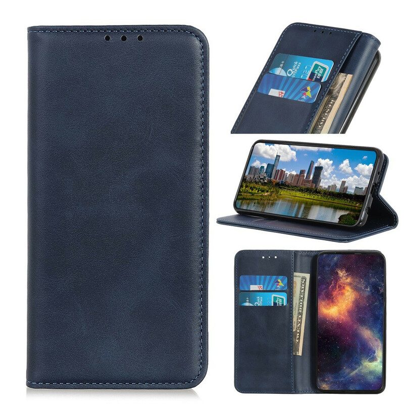 Folio Cover Samsung Galaxy A31 Custodia in pelle Cuoio Spaccato