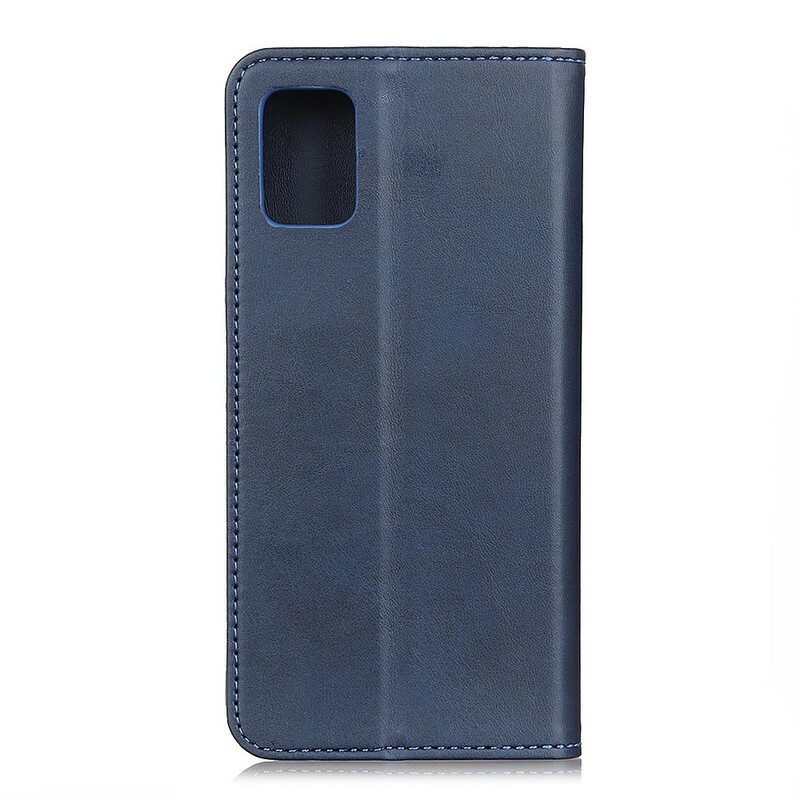 Folio Cover Samsung Galaxy A31 Custodia in pelle Cuoio Spaccato