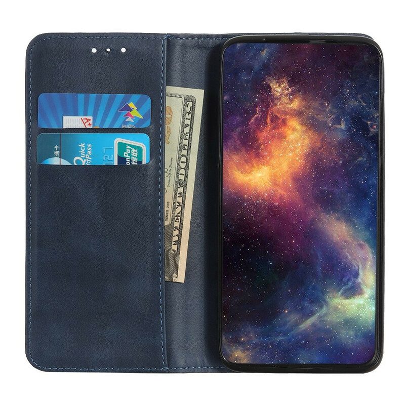 Folio Cover Samsung Galaxy A31 Custodia in pelle Cuoio Spaccato