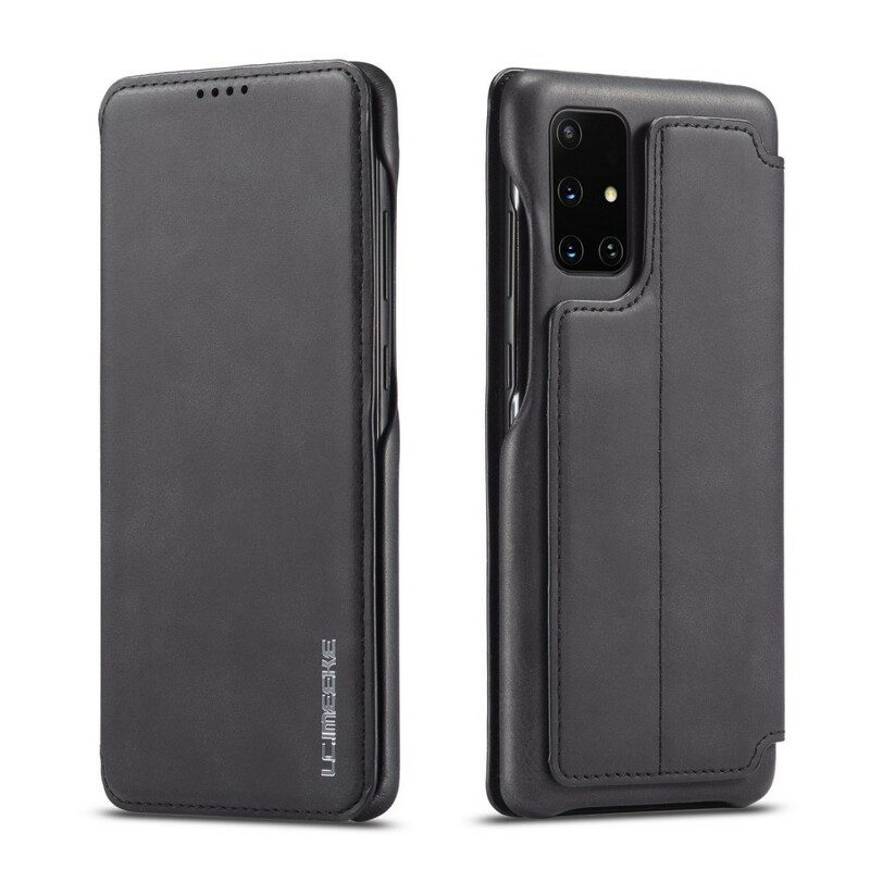 Folio Cover Samsung Galaxy A31 Custodia in pelle Lc.imeeke Effetto Pelle