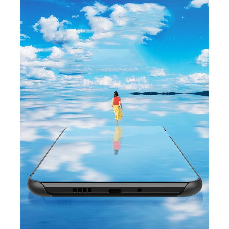 Folio Cover Samsung Galaxy A31 Custodia in pelle Specchio