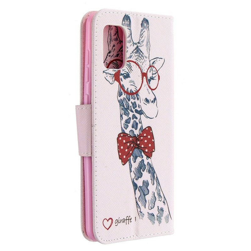 Folio Cover Samsung Galaxy A31 Giraffa Intelligente