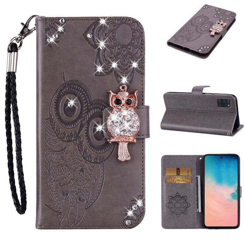 Folio Cover Samsung Galaxy A31 Mandala E Fascino Del Gufo