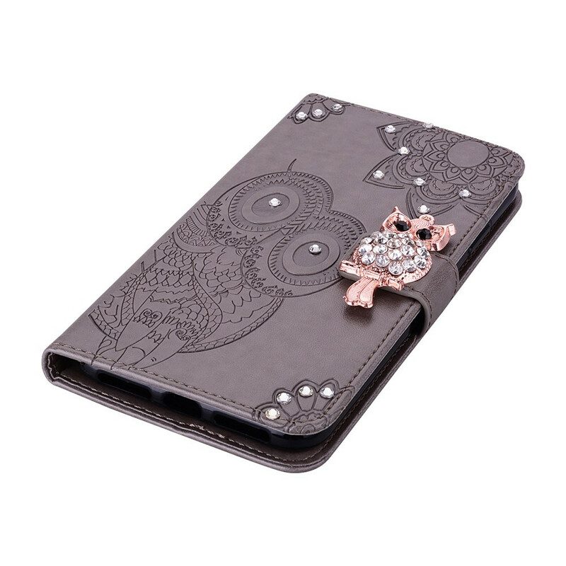 Folio Cover Samsung Galaxy A31 Mandala E Fascino Del Gufo