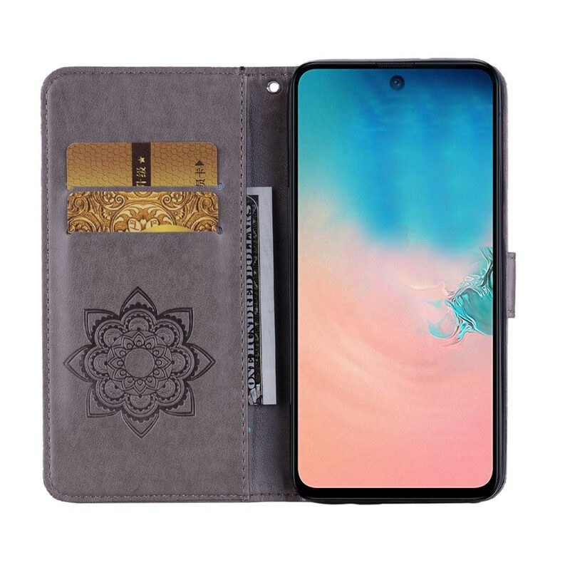 Folio Cover Samsung Galaxy A31 Mandala E Fascino Del Gufo