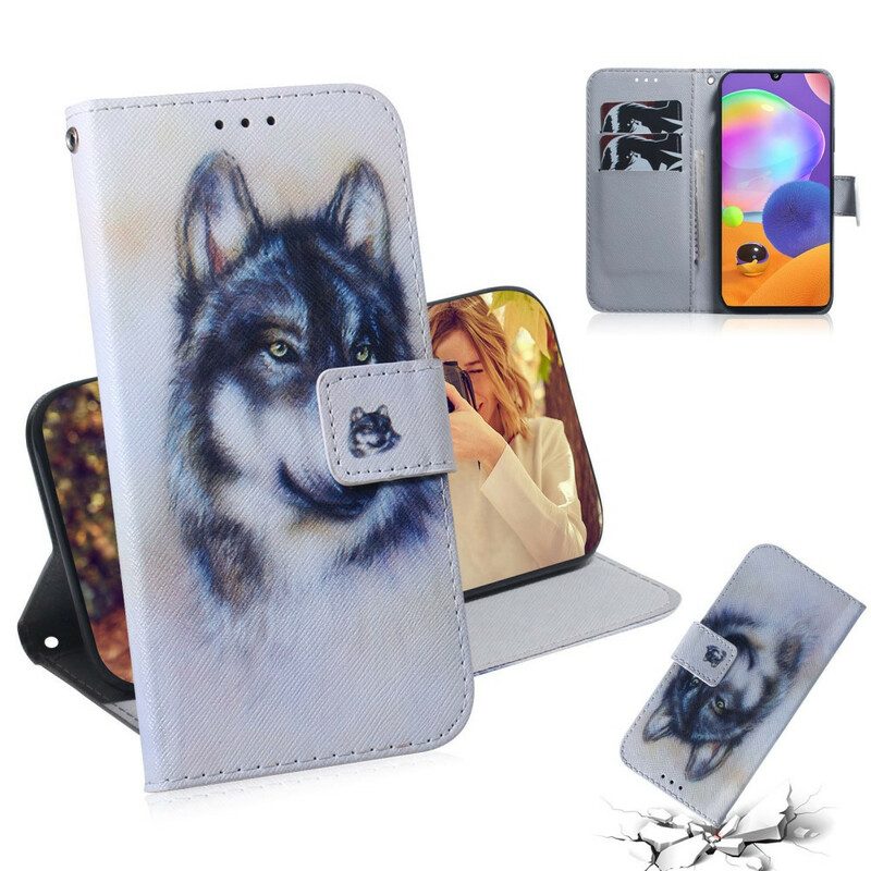 Folio Cover Samsung Galaxy A31 Sguardo Canino