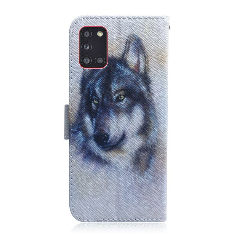 Folio Cover Samsung Galaxy A31 Sguardo Canino