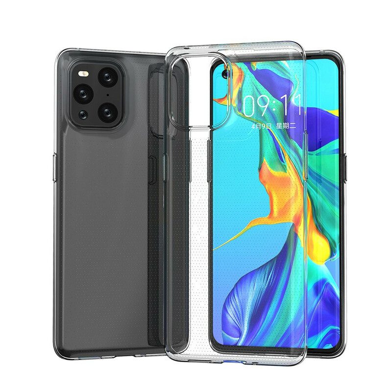 Cover Oppo Find X3 Pro Cristallo Trasparente