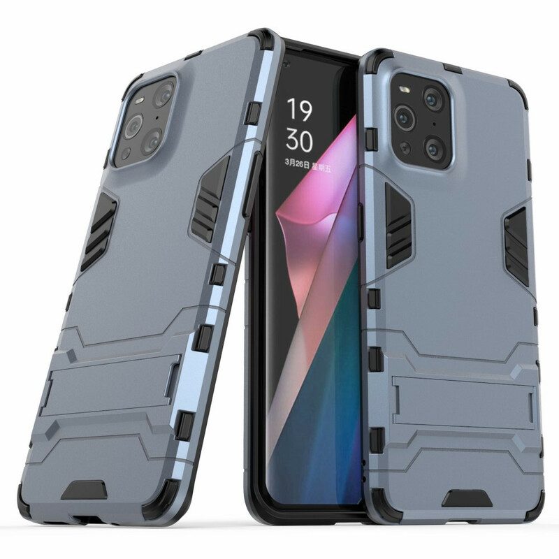 Cover Oppo Find X3 Pro Lingua Resistente