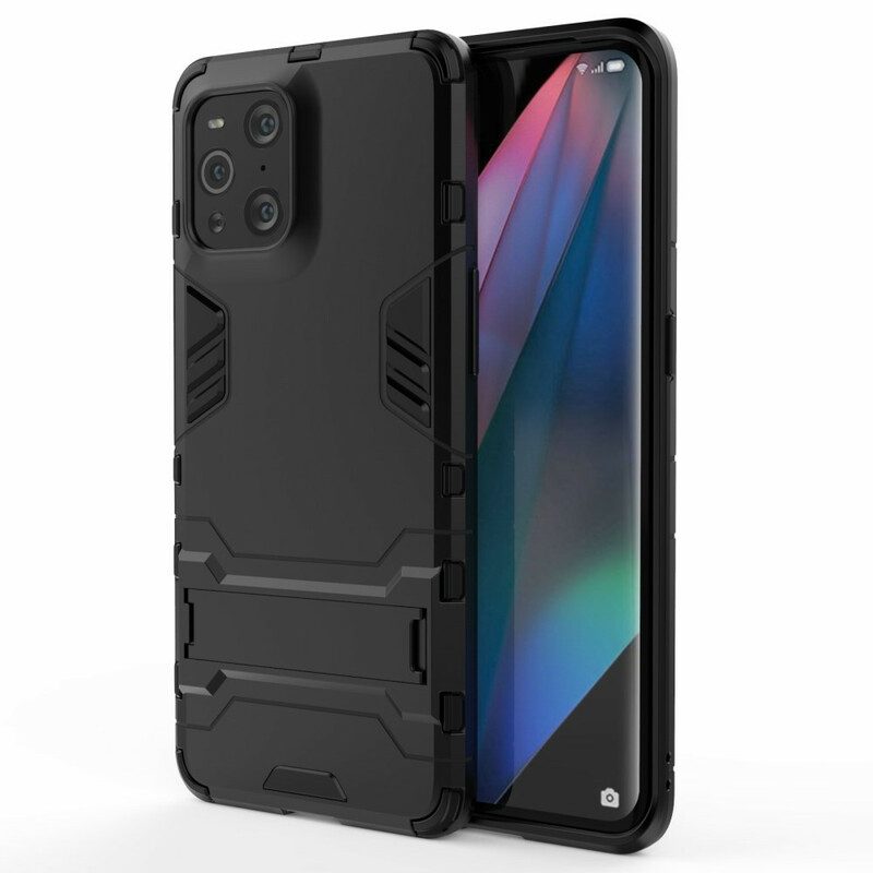 Cover Oppo Find X3 Pro Lingua Resistente