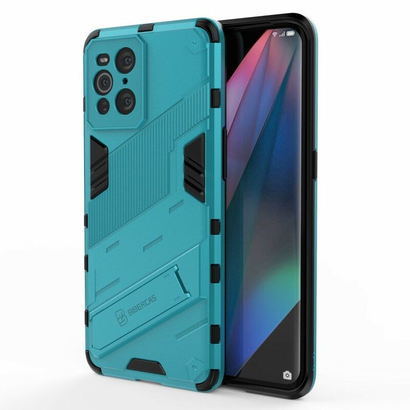 Cover Oppo Find X3 Pro Supporto Staccabile A Due Posizioni A Mani Libere