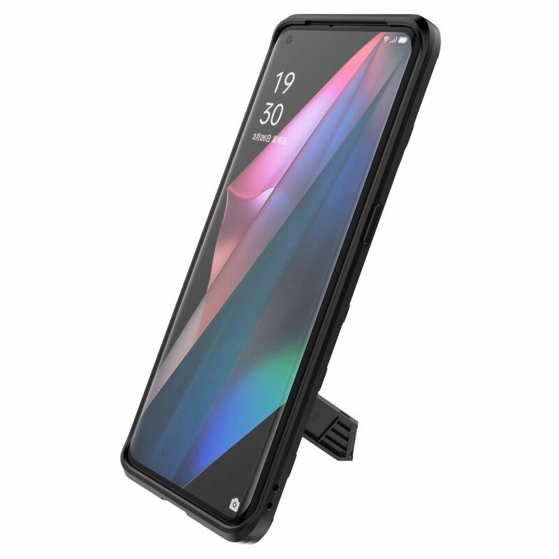 Cover Oppo Find X3 Pro Supporto Staccabile A Due Posizioni A Mani Libere