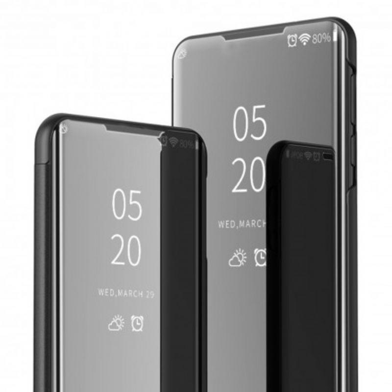 Custodia Oppo Find X3 Pro Specchio Ed Ecopelle