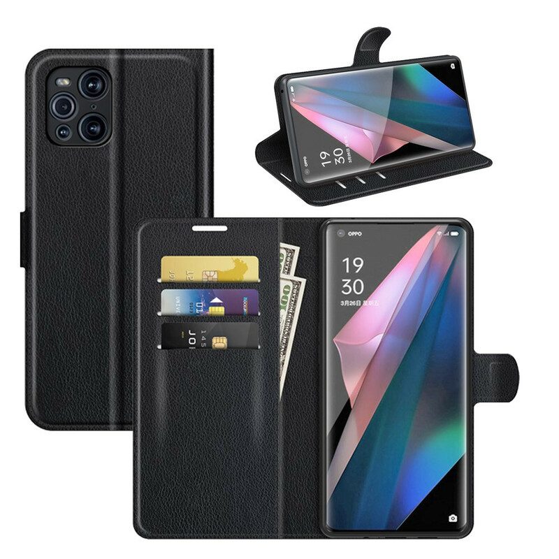 Folio Cover Oppo Find X3 Pro Classico