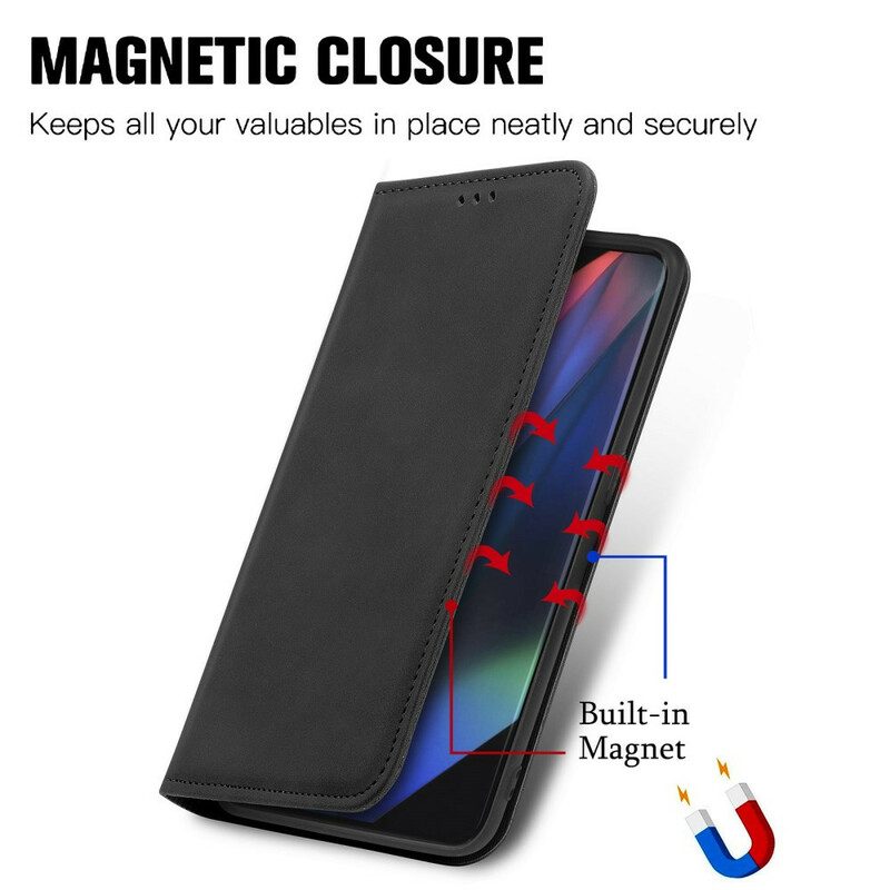 Folio Cover Oppo Find X3 Pro Custodia in pelle Ecopelle Vintage