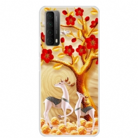 Cover Huawei P Smart 2021 Albero D'oro