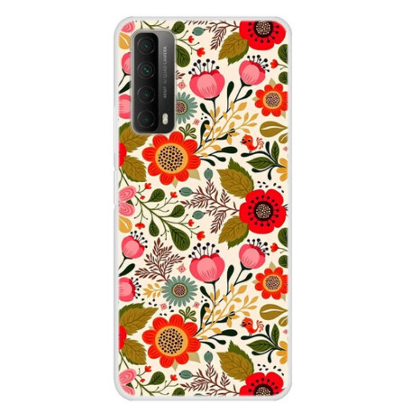 Cover Huawei P Smart 2021 Arazzo Floreale