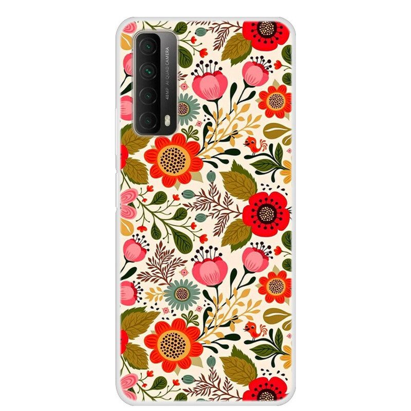 Cover Huawei P Smart 2021 Arazzo Floreale