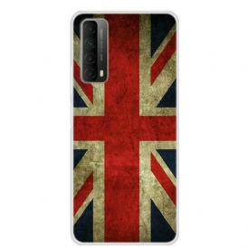 Cover Huawei P Smart 2021 Bandiera Inglese