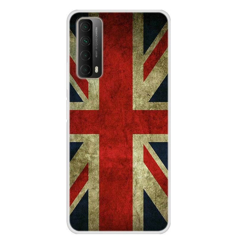 Cover Huawei P Smart 2021 Bandiera Inglese