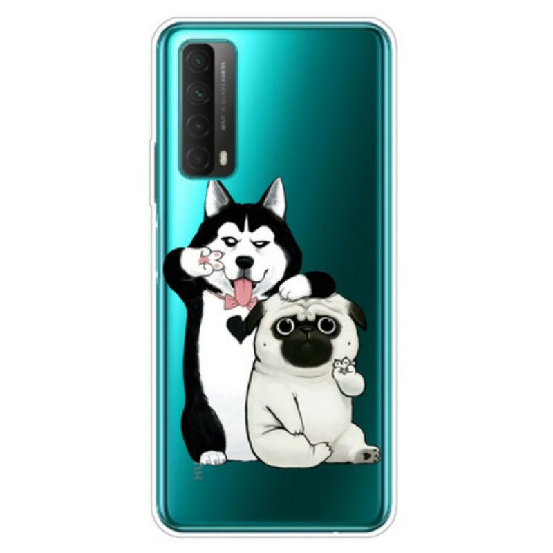 Cover Huawei P Smart 2021 Cani Divertenti