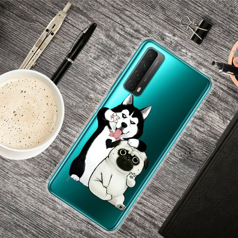 Cover Huawei P Smart 2021 Cani Divertenti