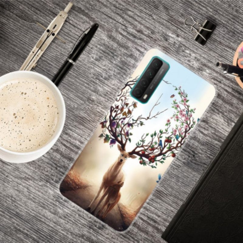 Cover Huawei P Smart 2021 Cervo Flessibile