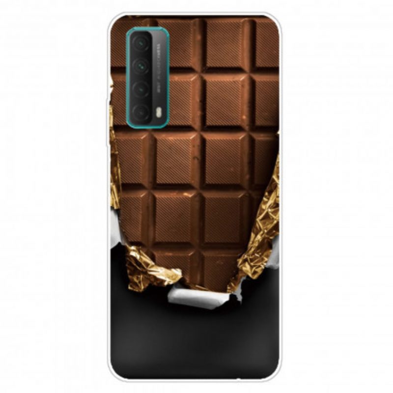 Cover Huawei P Smart 2021 Cioccolato Flessibile