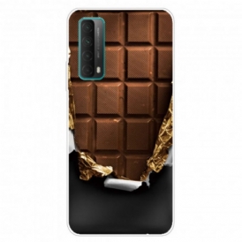 Cover Huawei P Smart 2021 Cioccolato Flessibile