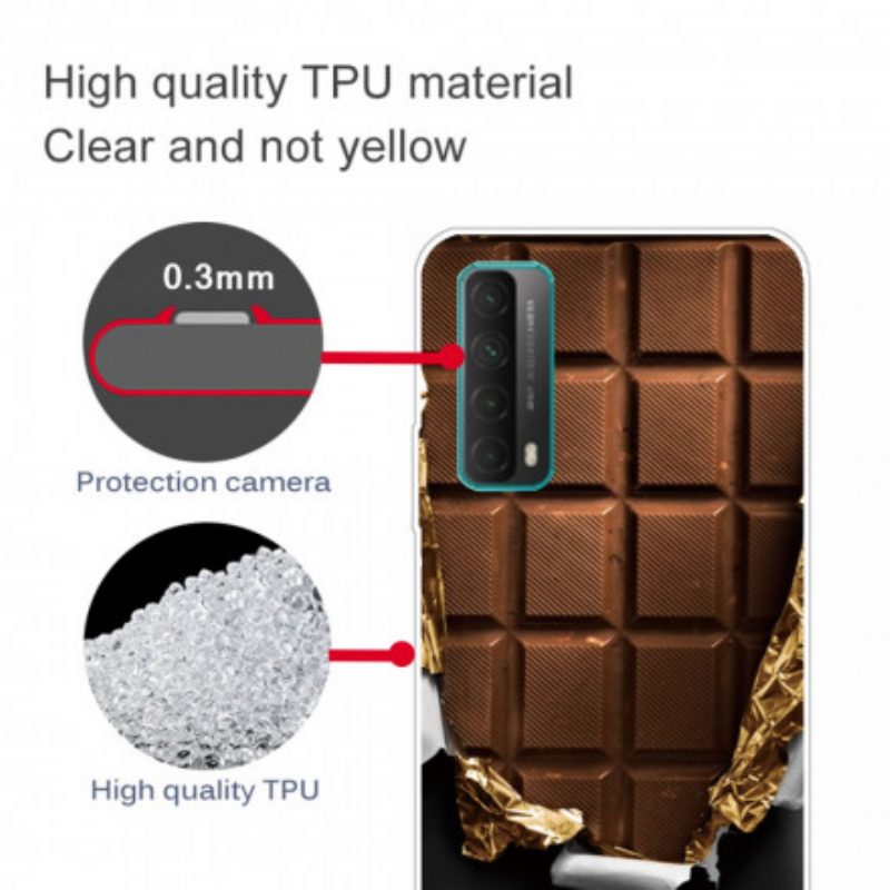 Cover Huawei P Smart 2021 Cioccolato Flessibile