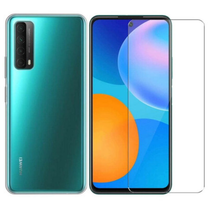 Cover Huawei P Smart 2021 Combo E Schermo In Vetro Temperato