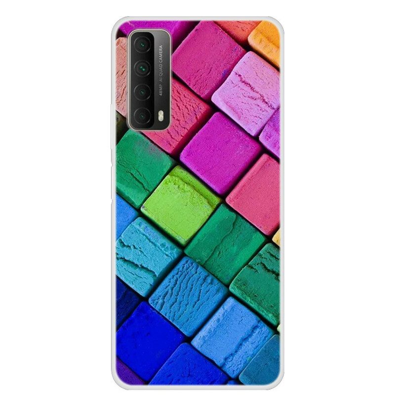 Cover Huawei P Smart 2021 Cubi Colorati