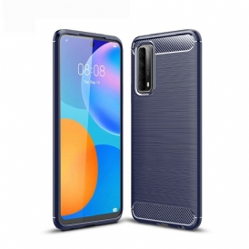 Cover Huawei P Smart 2021 Fibra Di Carbonio Spazzolata