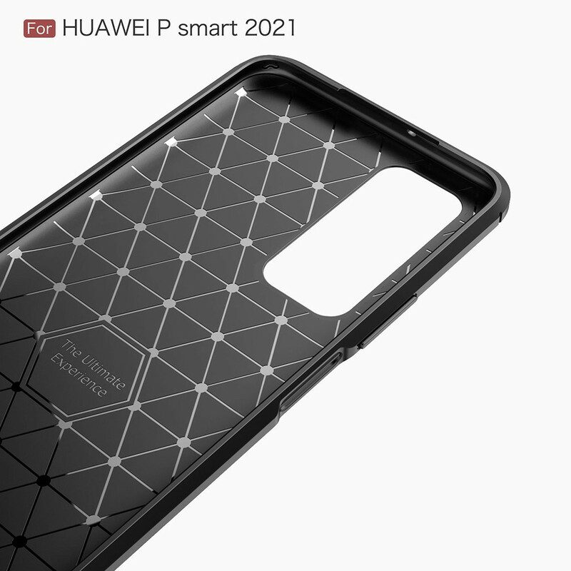 Cover Huawei P Smart 2021 Fibra Di Carbonio Spazzolata