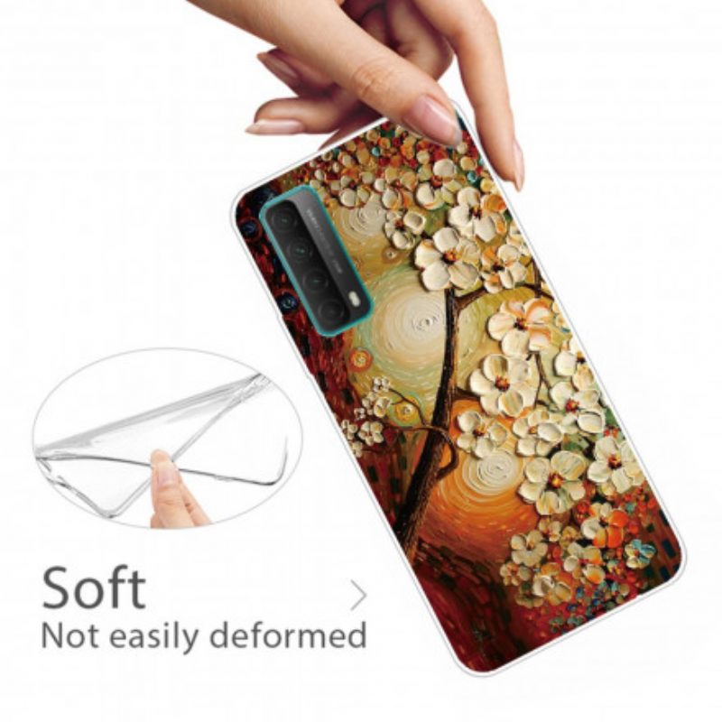 Cover Huawei P Smart 2021 Fiori Flessibili