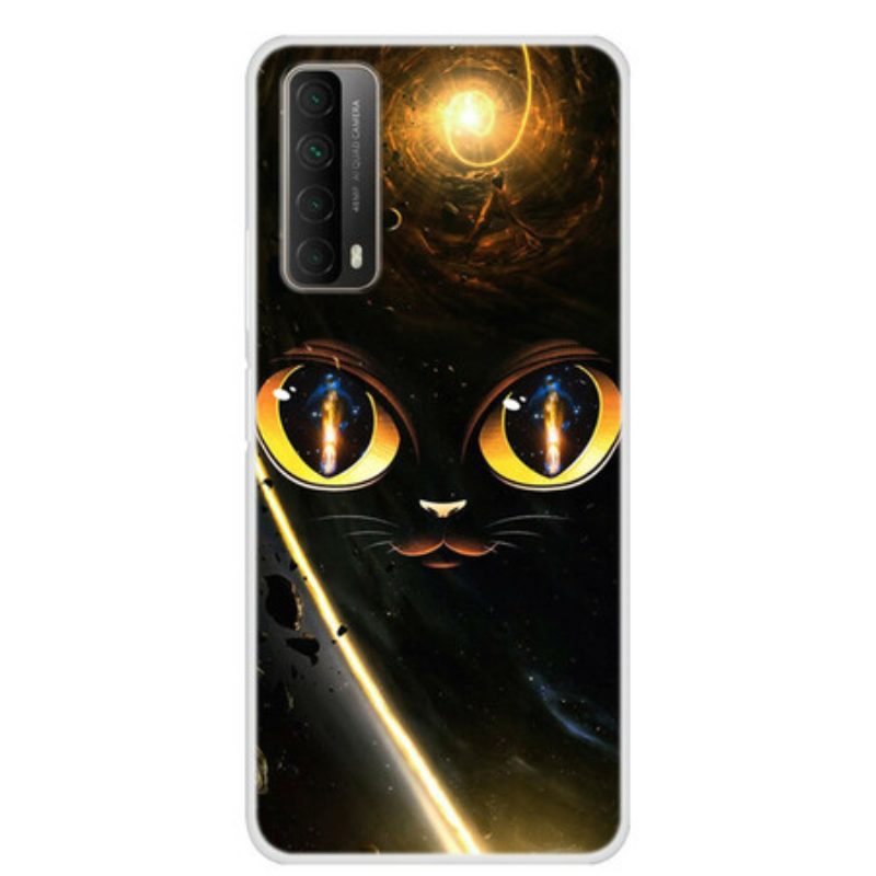 Cover Huawei P Smart 2021 Gatto Galassia