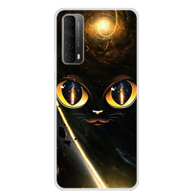 Cover Huawei P Smart 2021 Gatto Galassia