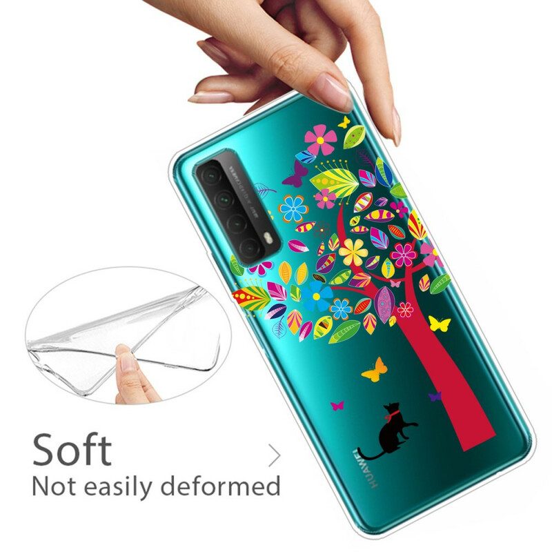 Cover Huawei P Smart 2021 Gatto Sotto L'albero