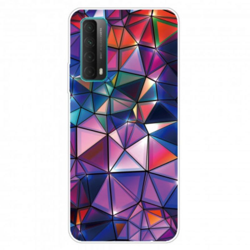 Cover Huawei P Smart 2021 Geometria Colorata Flessibile