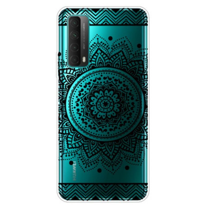 Cover Huawei P Smart 2021 Mandala Di Fiori Senza Soluzione Di Continuità