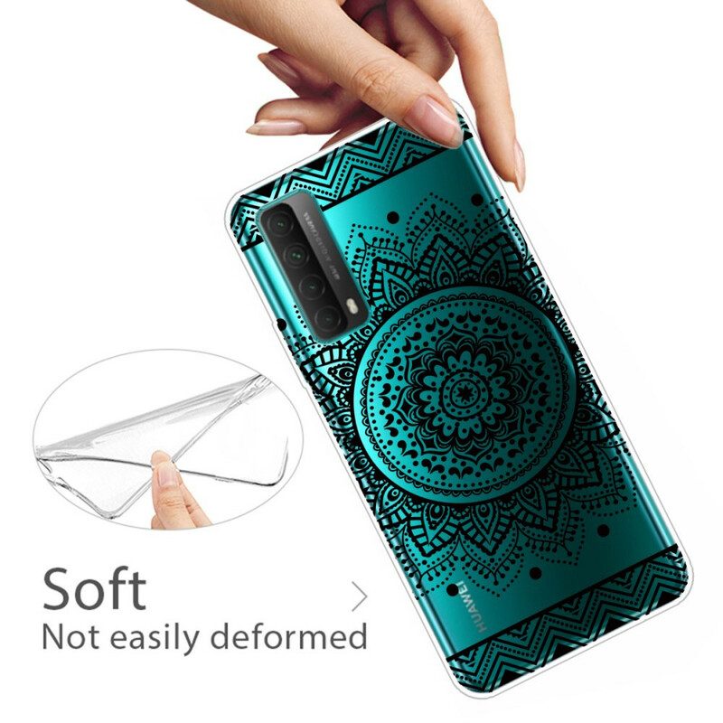 Cover Huawei P Smart 2021 Mandala Di Fiori Senza Soluzione Di Continuità