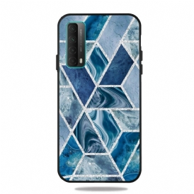 Cover Huawei P Smart 2021 Marmo Geometria Scuro