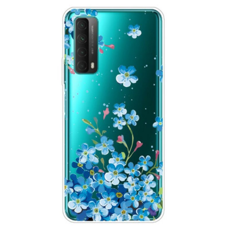 Cover Huawei P Smart 2021 Mazzo Di Fiori Blu