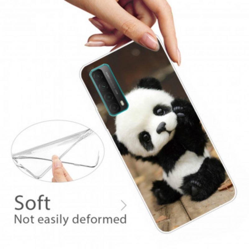 Cover Huawei P Smart 2021 Panda Flessibile