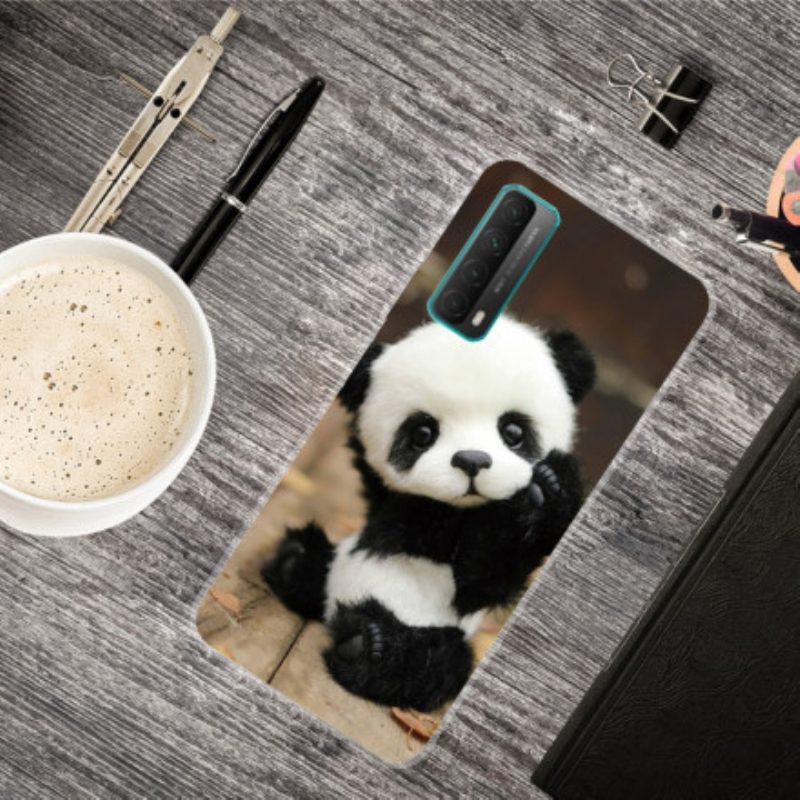 Cover Huawei P Smart 2021 Panda Flessibile