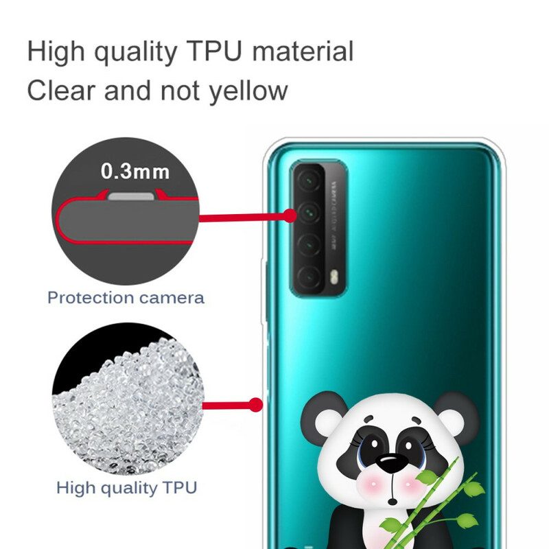 Cover Huawei P Smart 2021 Panda Triste Senza Soluzione Di Continuità