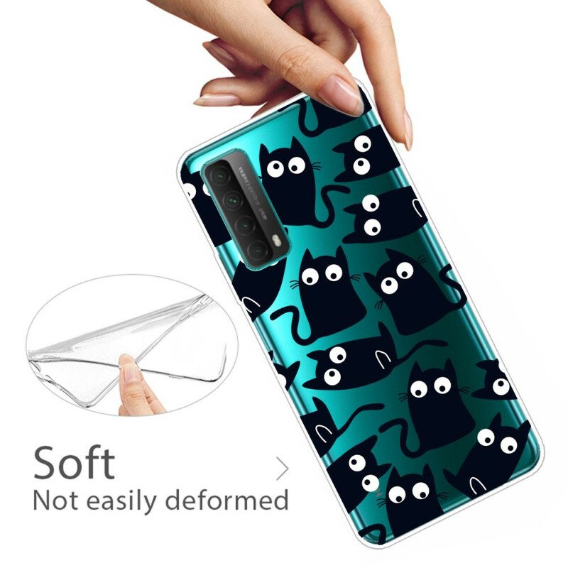 Cover Huawei P Smart 2021 Più Gatti Neri