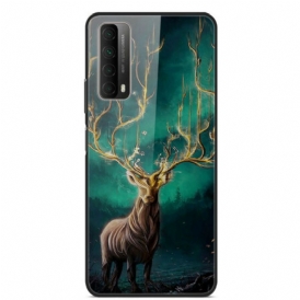 Cover Huawei P Smart 2021 Re Dei Cervi In Vetro Temperato